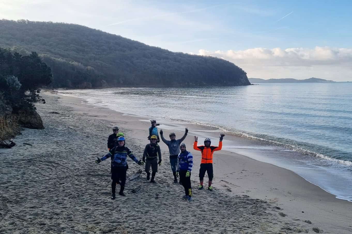 tour in e-bike passando da cala violina maremma